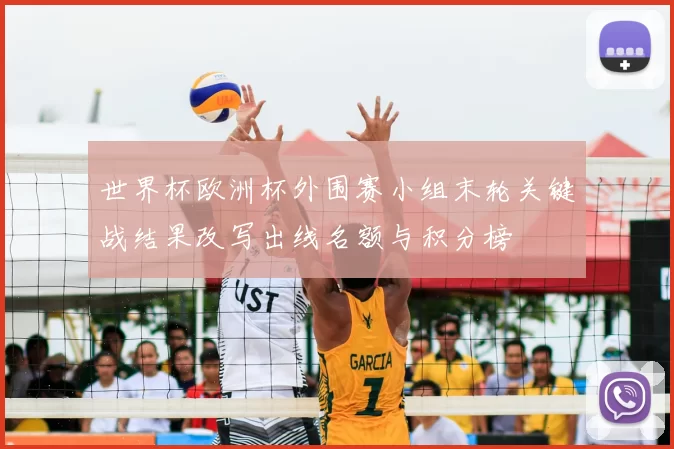 世界杯欧洲杯外围赛小组末轮关键战结果改写出线名额与积分榜